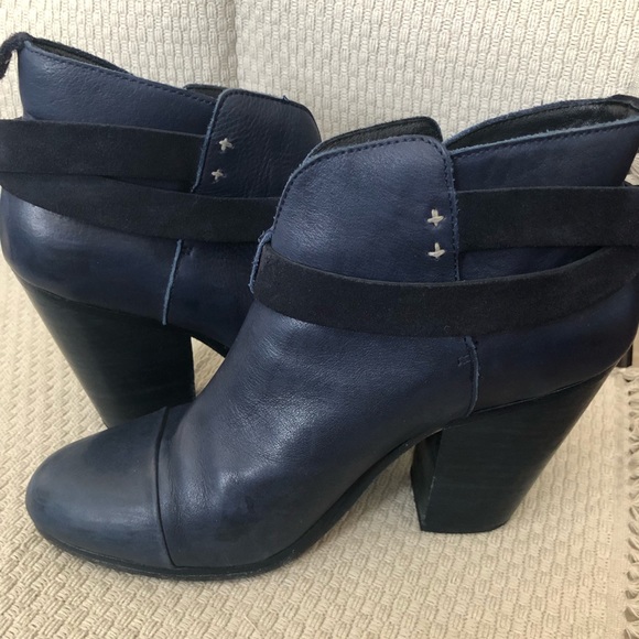 Rag & Bone Harrow Bootie in Navy - size 40 (9-9.5) - Picture 6 of 7